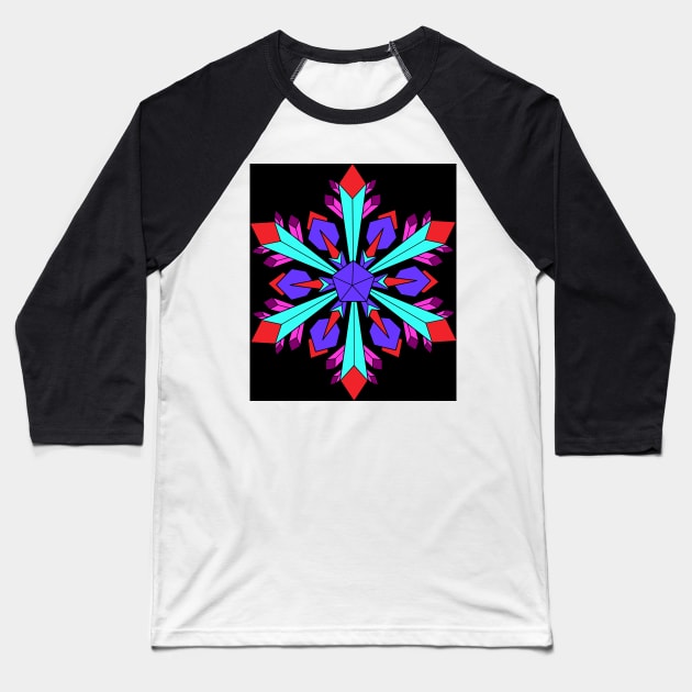 Star Mandalas 087 (Style:26) Baseball T-Shirt by luminousstore